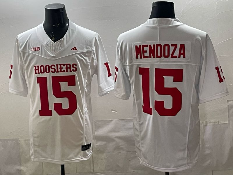 Men Ohio State Buckeyes #15 Mendoza White 3th generations Nike Limited NCAA Jersey 052->ncaa teams->NCAA Jersey